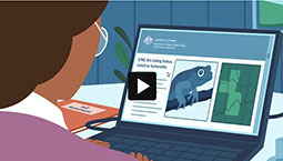 EPBC Act avoidance and mitigation video screen shot