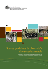 Survey guidelines for Australia's threatened mammals: Guidelines for detecting mammals listed as threatened under the EPBC Act  thumbnail