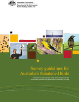 Survey guidelines for Australia's threatened birds: Guidelines for detecting birds listed as threatened under the EPBC Act thumbnail