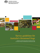 Survey guidelines for Australia's threatened frogs: Guidelines for detecting frogs listed as threatened under the EPBC Act thumbnail