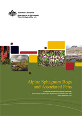 Alpine sphagnum bogs and associated fens - EPBC Act policy statement thumbnail
