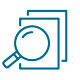 Drawing of magnifying glass