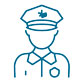 Drawing of a police officer